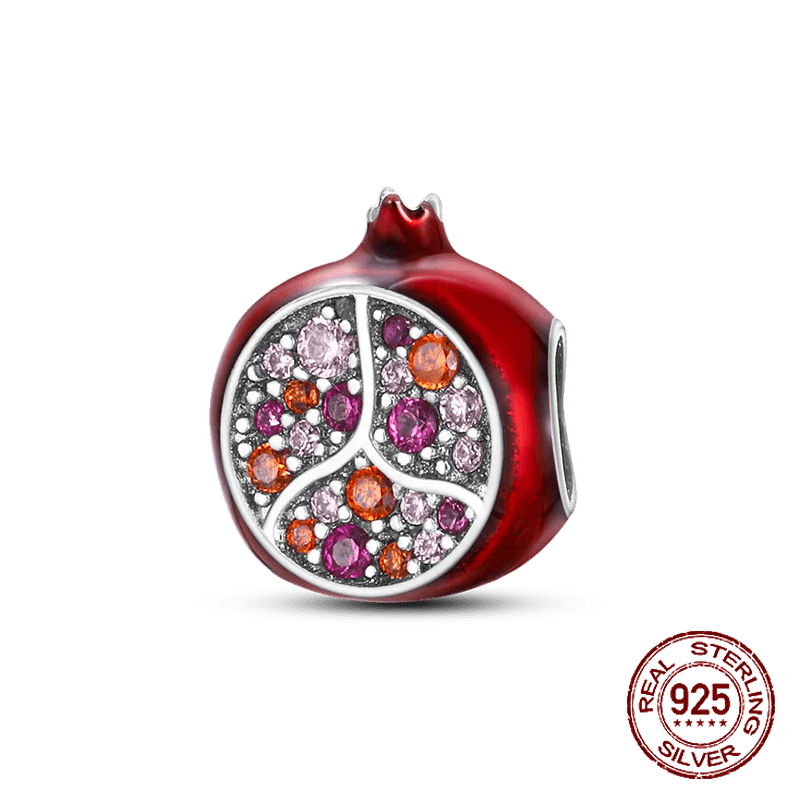 Berloques Conta Pendentes - Coleção Silver & Red para Pandora - Aruky Store