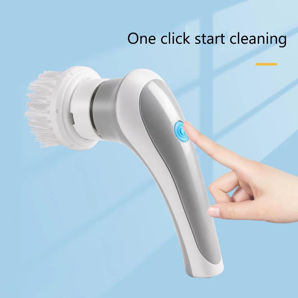 Escova de Limpeza Elétrica Multi-funcional: Limpeza Eficiente e Sem Esforço - Aruky Store