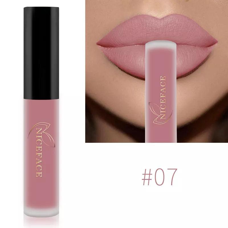 Lip Gloss Matte - Batom Líquido Fosco Niceface - Aruky Store