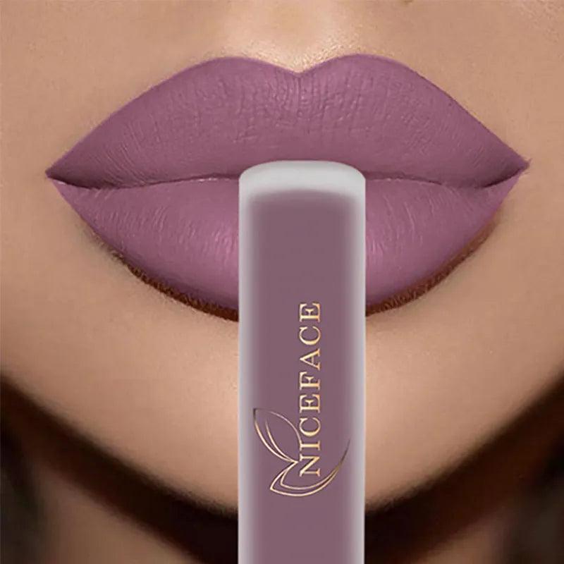 Lip Gloss Matte - Batom Líquido Fosco Niceface - Aruky Store