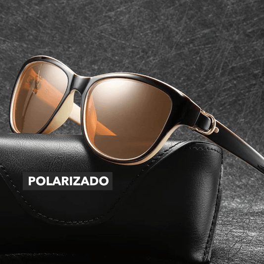 Óculos de Sol Polarizado Feminino - Design Olho de Gato - Aruky Store