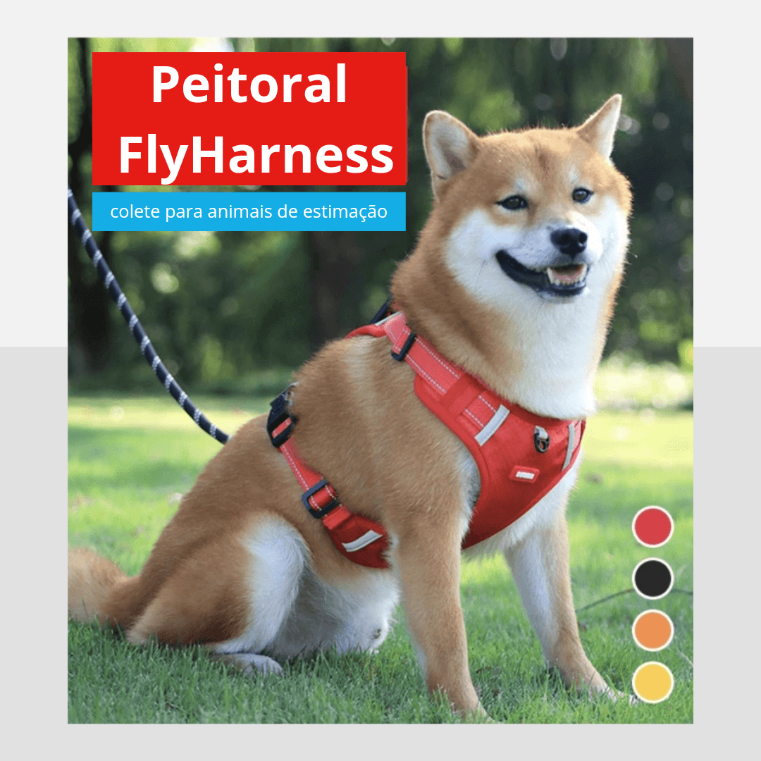 Peitoral para Cachorros FlyHarness - Aruky Store