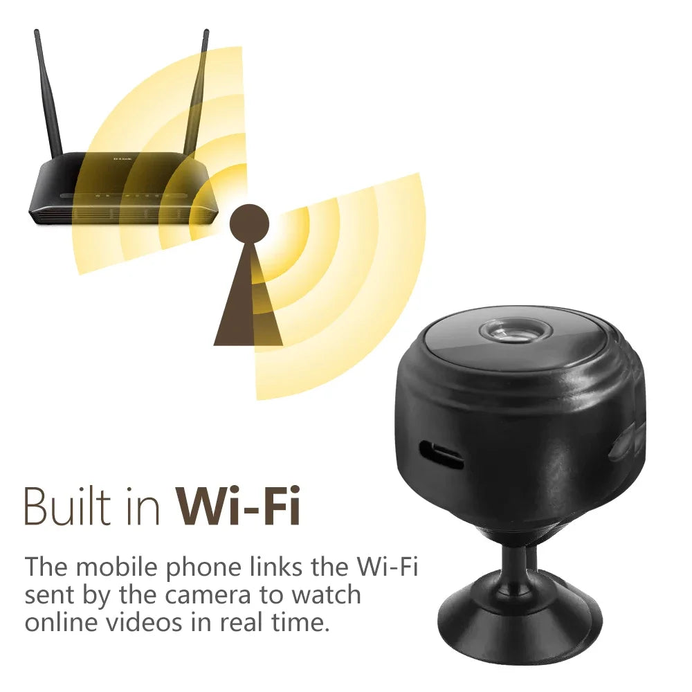 Mini Câmera WiFi A9 Sem Fio