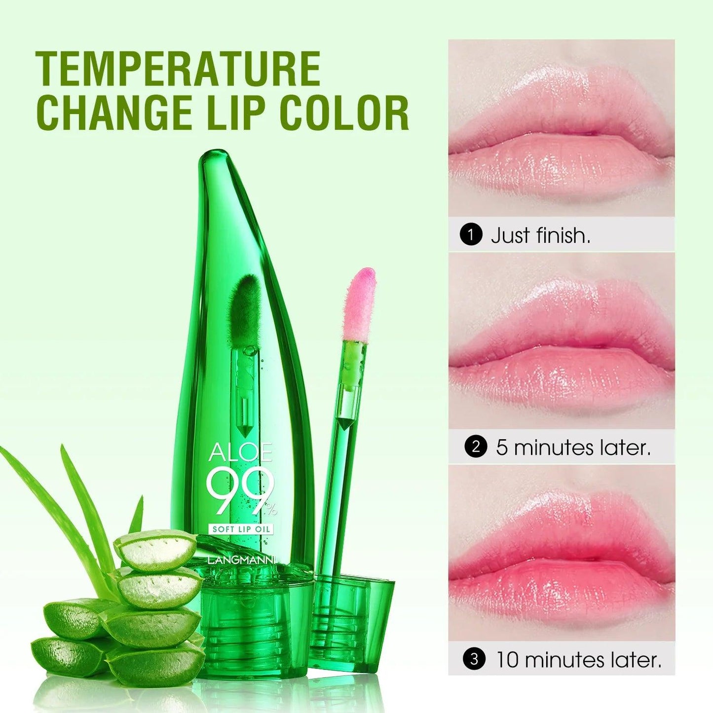 Hidratante e Brilho Labial - Aloe Natural - Aruky Store