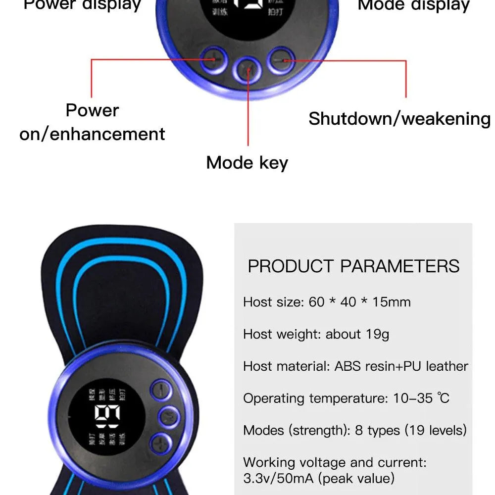 Massageador Elétrico Mini - Merall - Aruky Store